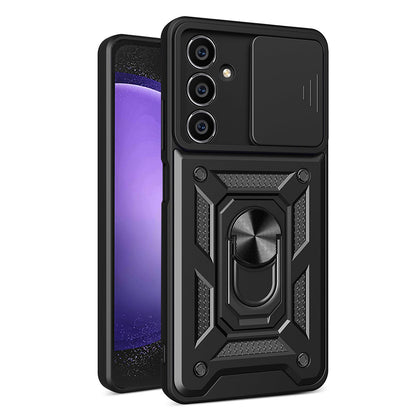 Puzdro pre Samsung Galaxy S23 FE S711, Techsuit, CamShield, Čierna