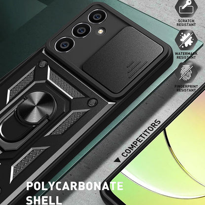 Puzdro pre Samsung Galaxy S23 FE S711, Techsuit, CamShield, Čierna