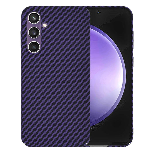 Puzdro pre Samsung Galaxy S23 FE S711, Techsuit, Carbonite FiberShell, Fialové