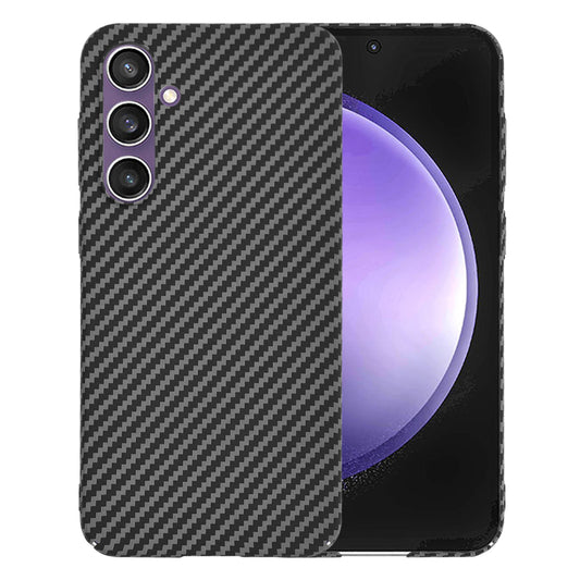 Puzdro pre Samsung Galaxy S23 FE S711, Techsuit, Carbonite FiberShell, Čierne