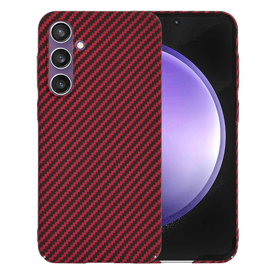 Puzdro pre Samsung Galaxy S23 FE S711, Techsuit, Carbonite FiberShell, Červené