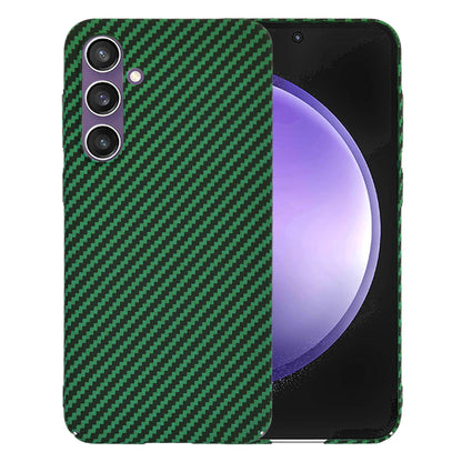 Puzdro pre Samsung Galaxy S23 FE S711, Techsuit, Carbonite FiberShell, Zelené