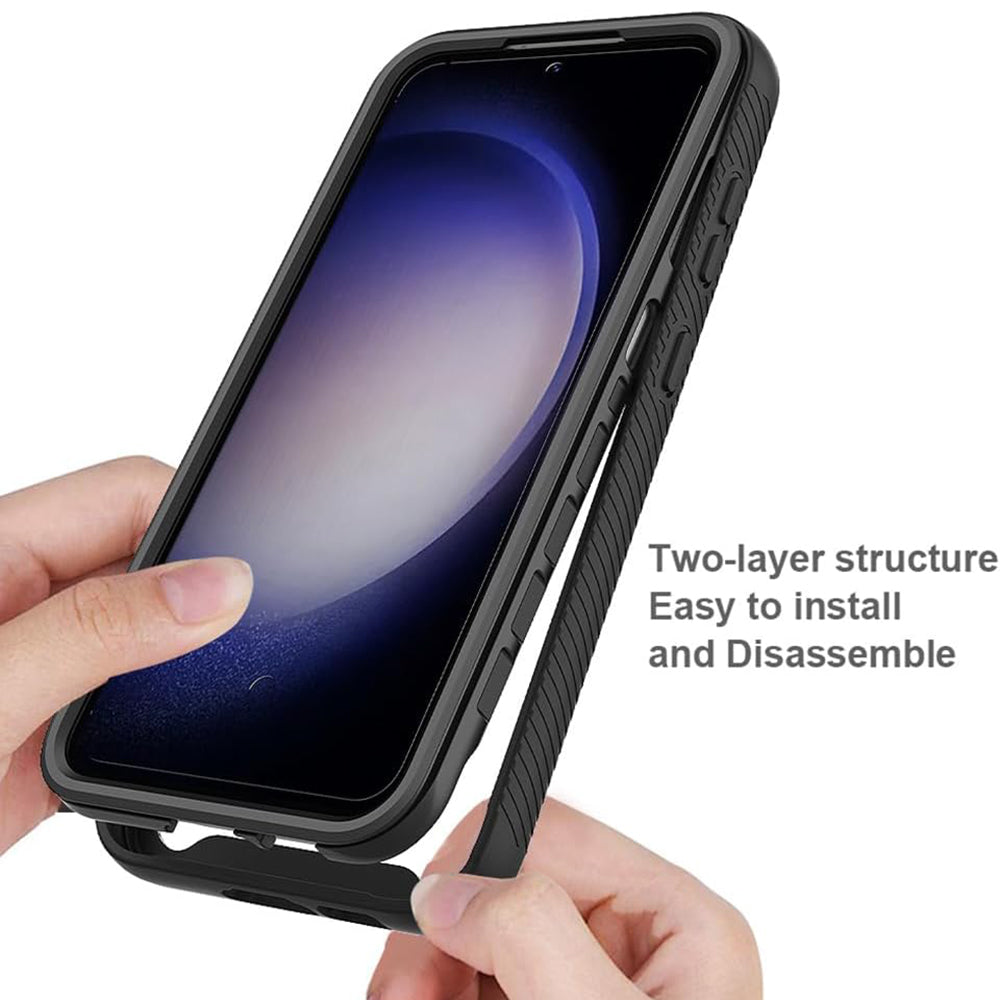 Puzdro pre Samsung Galaxy S23 FE S711, Techsuit, Defense360 Pro, Čierne