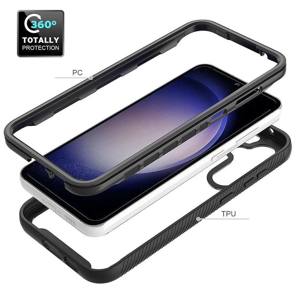 Puzdro pre Samsung Galaxy S23 FE S711, Techsuit, Defense360 Pro, Čierne