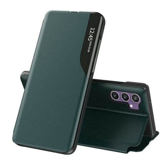Puzdro pre Samsung Galaxy S23 FE S711, Techsuit, eFold, Zelené
