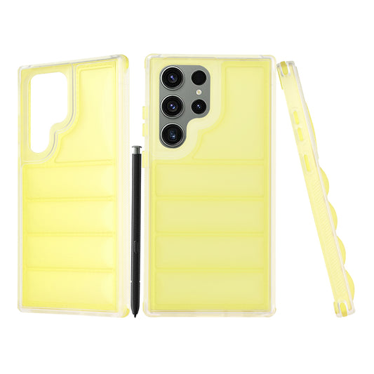 Puzdro pre Samsung Galaxy S23 FE S711, Techsuit, Wave Shield, žlté