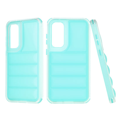 Case for Samsung Galaxy S23 FE S711, Techsuit, Wave Shield, Turquoise