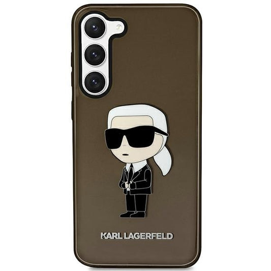 Puzdro pre Samsung Galaxy S23+ S916, Karl Lagerfeld, Ikonik Karl, Čierne