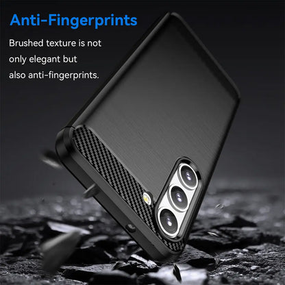 Puzdro pre Samsung Galaxy S23+ S916, Techsuit, Karbón, Čierne