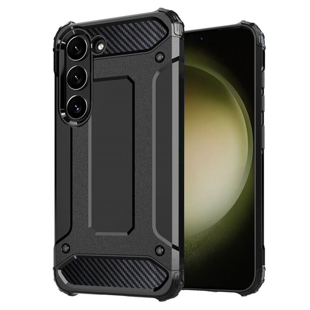 Puzdro pre Samsung Galaxy S23+ S916, Techsuit, Hybrid Armor, Čierne