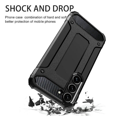 Puzdro pre Samsung Galaxy S23+ S916, Techsuit, Hybrid Armor, Čierne
