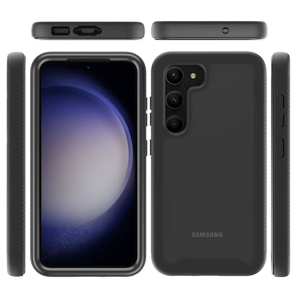 Puzdro pre Samsung Galaxy S23 S911, Techsuit, Defense360 Pro, Čierne