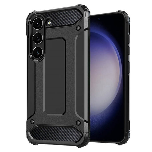 Puzdro pre Samsung Galaxy S23 S911, Techsuit, Hybrid Armor, Čierne