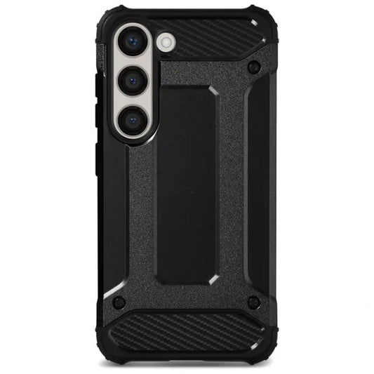 Puzdro pre Samsung Galaxy S23 S911, Techsuit, Hybrid Armor, Čierne