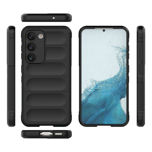 Puzdro pre Samsung Galaxy S23 S911, Techsuit, Magic Shield, Čierne