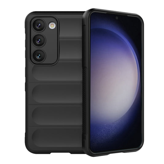 Puzdro pre Samsung Galaxy S23 S911, Techsuit, Magic Shield, Čierne