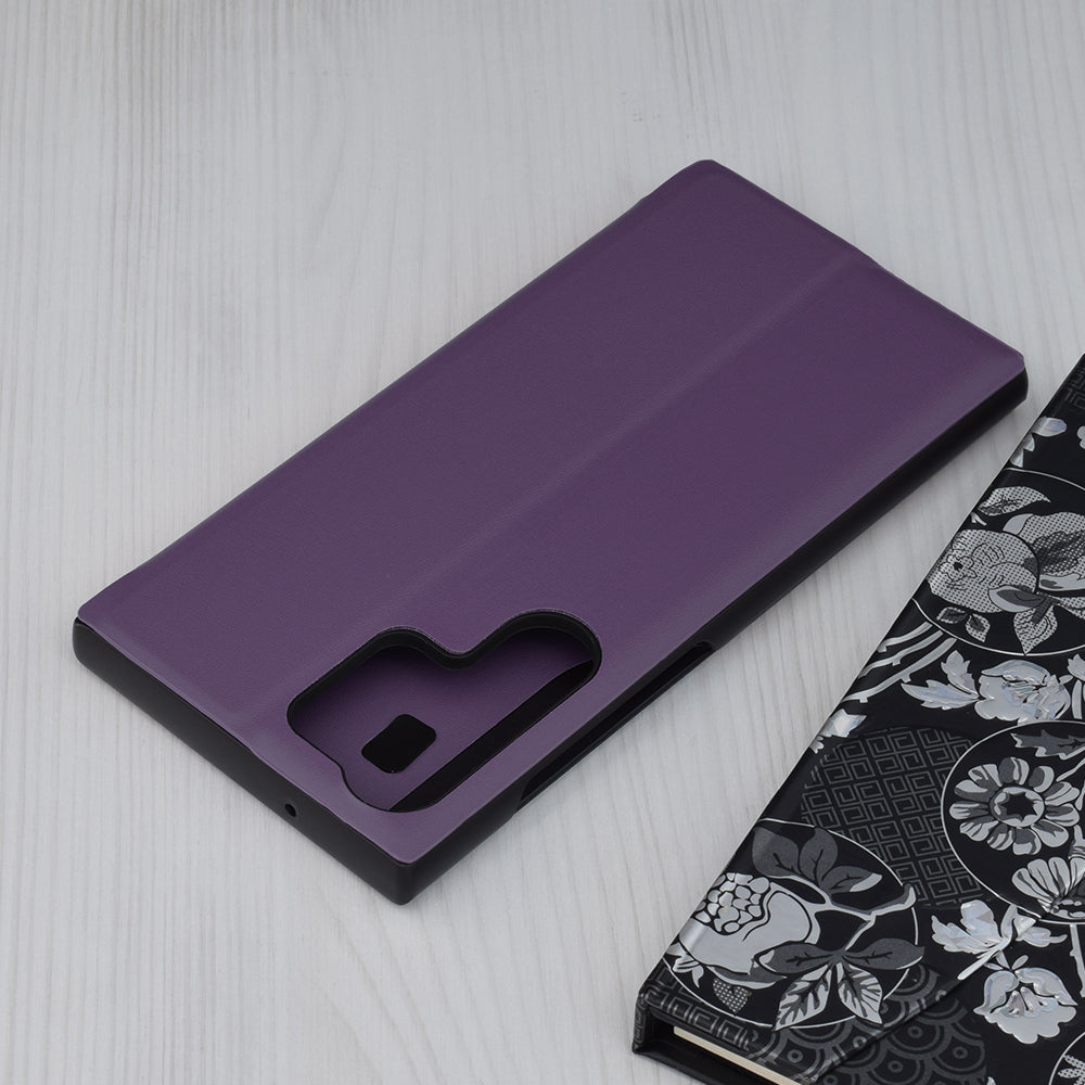 Puzdro pre Samsung Galaxy S23 Ultra S918, Techsuit, eFold, fialové