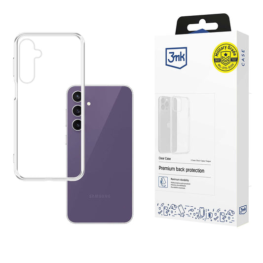 Puzdro pre Samsung Galaxy S24 FE S721, 3MK, Clear, Priehľadné