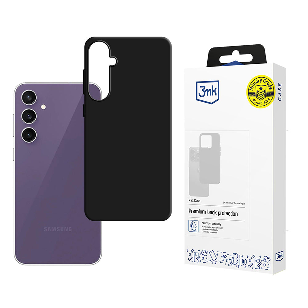 Puzdro pre Samsung Galaxy S24 FE S721, 3MK, Matná čierna