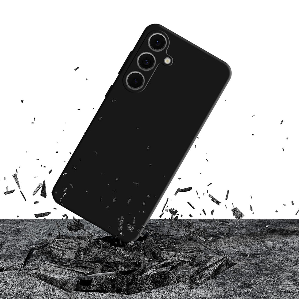 Puzdro pre Samsung Galaxy S24 FE S721, 3MK, Silikón, Čierne