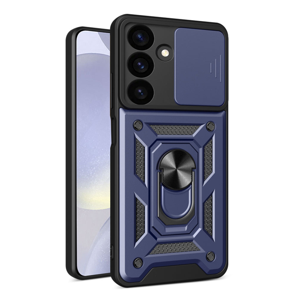 Puzdro pre Samsung Galaxy S24 FE S721, Techsuit, CamShield, Modrá
