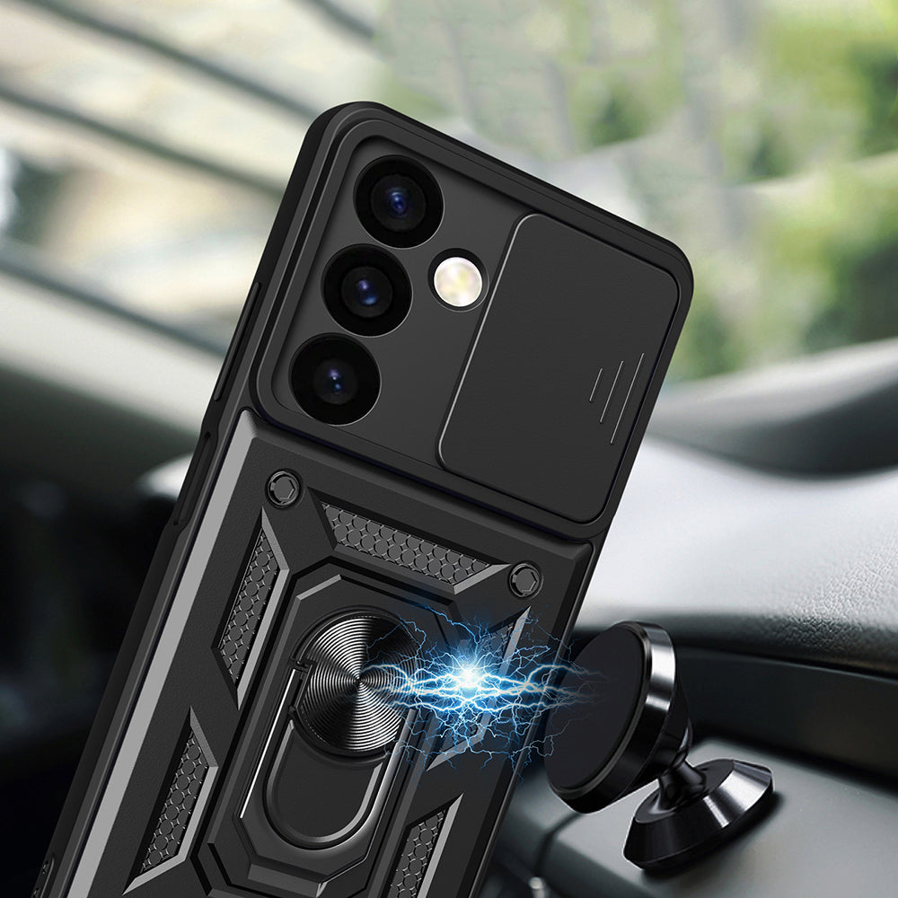 Puzdro pre Samsung Galaxy S24 FE S721, Techsuit, CamShield, Modrá