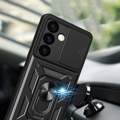 Puzdro pre Samsung Galaxy S24 FE S721, Techsuit, CamShield, Modrá