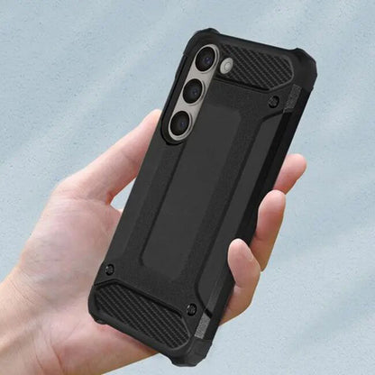Puzdro pre Samsung Galaxy S24 FE S721, Techsuit, Hybrid Armor, Čierne