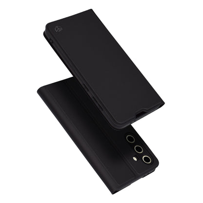 Puzdro pre Samsung Galaxy S24 FE S721, Techsuit, Magskin Book, Čierne