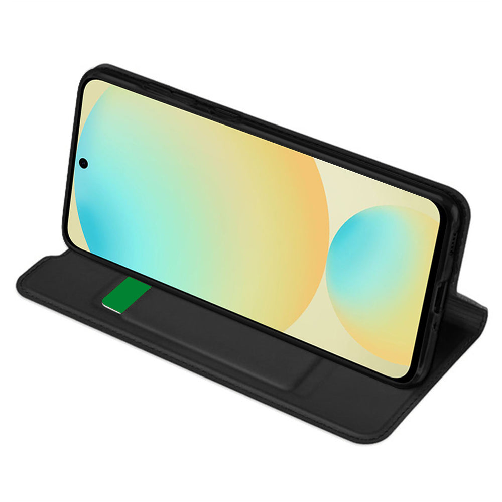 Puzdro pre Samsung Galaxy S24 FE S721, Techsuit, Magskin Book, Čierne