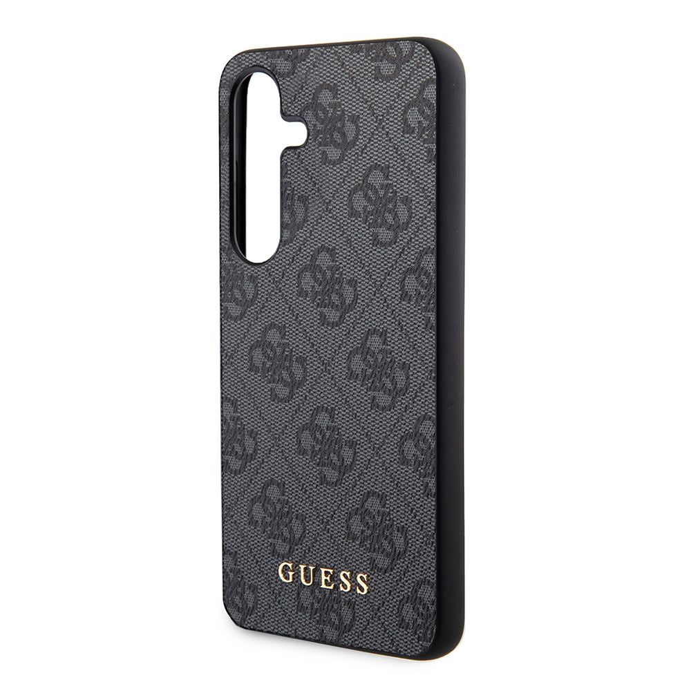 Puzdro pre Samsung Galaxy S24+ S926, Guess, 4G Metal Gold Logo, Čierne