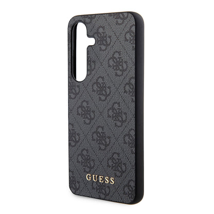 Puzdro pre Samsung Galaxy S24+ S926, Guess, 4G Metal Gold Logo, Čierne