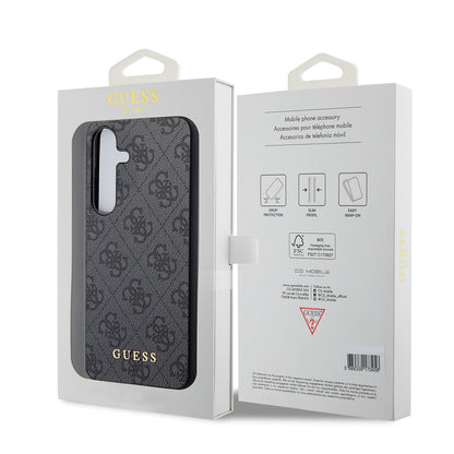 Puzdro pre Samsung Galaxy S24+ S926, Guess, 4G Metal Gold Logo, Čierne