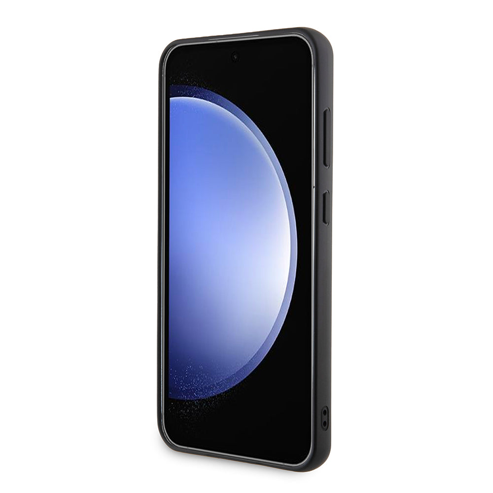 Puzdro pre Samsung Galaxy S24+ S926, Karl Lagerfeld, 3D Rubber Ikonik Karl, Čierne