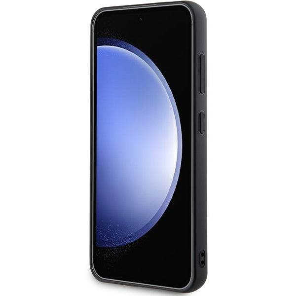 Case for Samsung Galaxy S24+ S926, Karl Lagerfeld, Rhinestone Metal Plate, Black