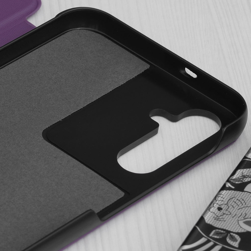 Puzdro pre Samsung Galaxy S24+ S926, Techsuit, eFold, Fialové