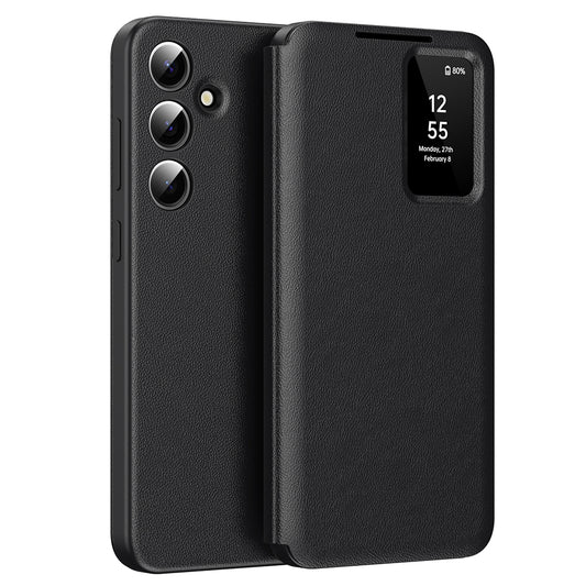 Puzdro pre Samsung Galaxy S24+ S926, Techsuit, SmartView, Čierne