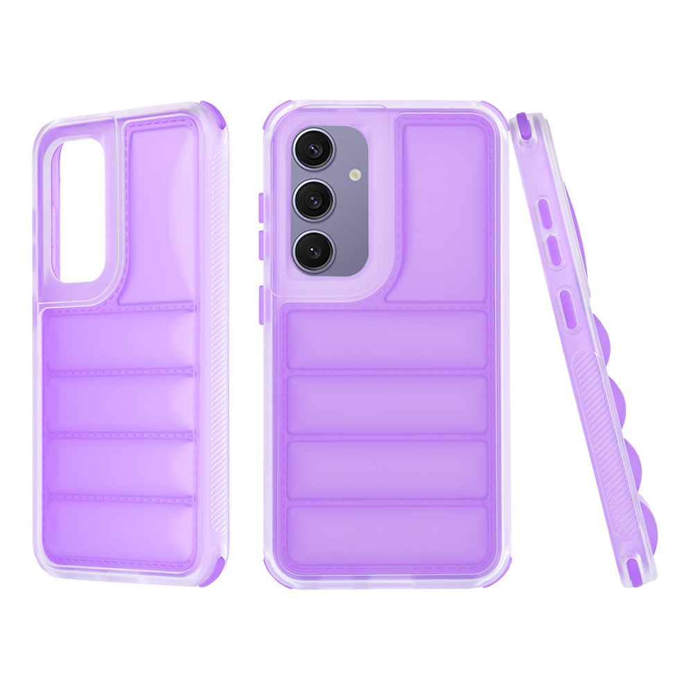 Obal na Samsung Galaxy S24+ S926, Techsuit, Wave Shield, fialová