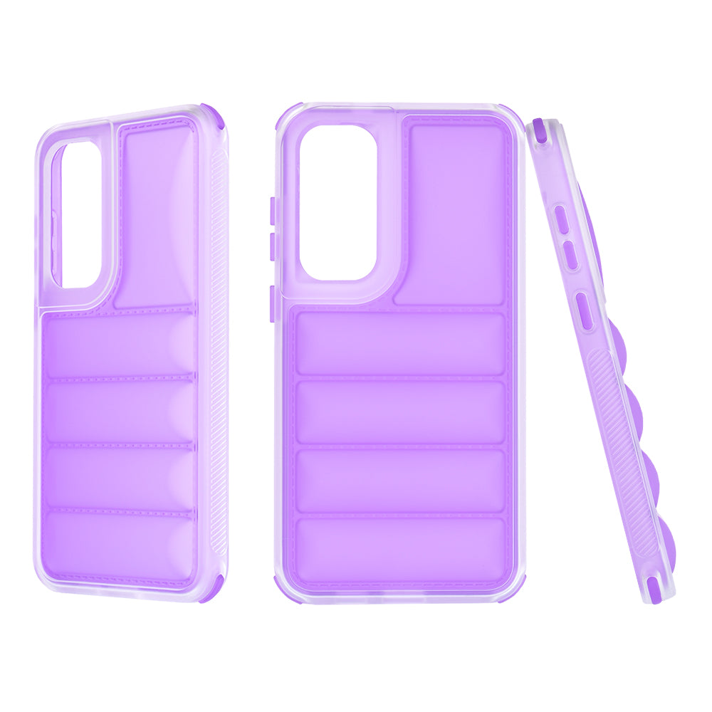 Obal na Samsung Galaxy S24+ S926, Techsuit, Wave Shield, fialová