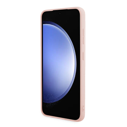 Puzdro pre Samsung Galaxy S24 S921, Guess, Glitter Script, Ružová