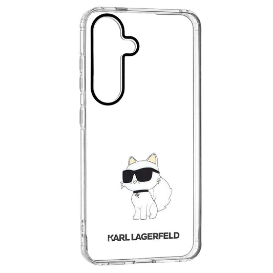 Puzdro pre Samsung Galaxy S24 S921, Karl Lagerfeld, IML Luxury Choupette, Priehľadné