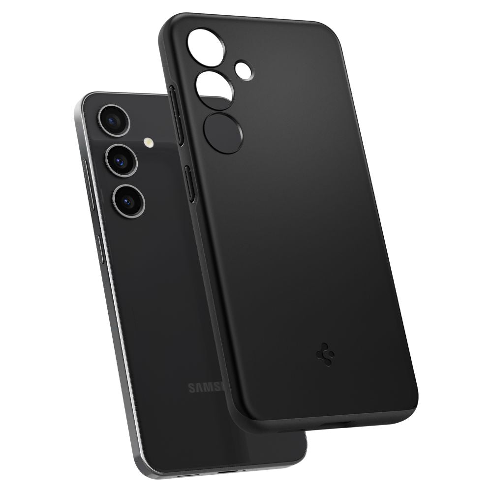 Case for Samsung Galaxy S24 S921, Spigen, Thin Fit, Black ACS07341
