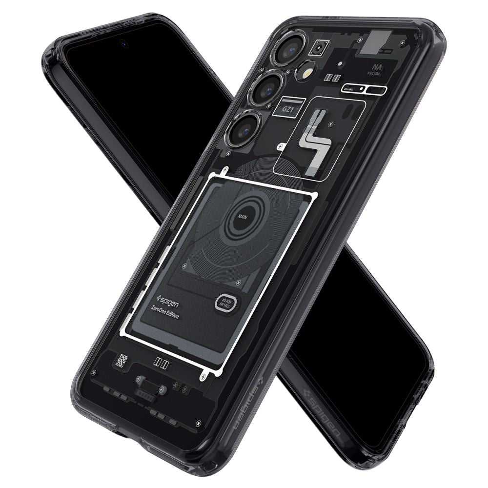 Puzdro pre Samsung Galaxy S24 S921, Spigen, Ultra Hybrid Zero One, Matná čierna ACS07350