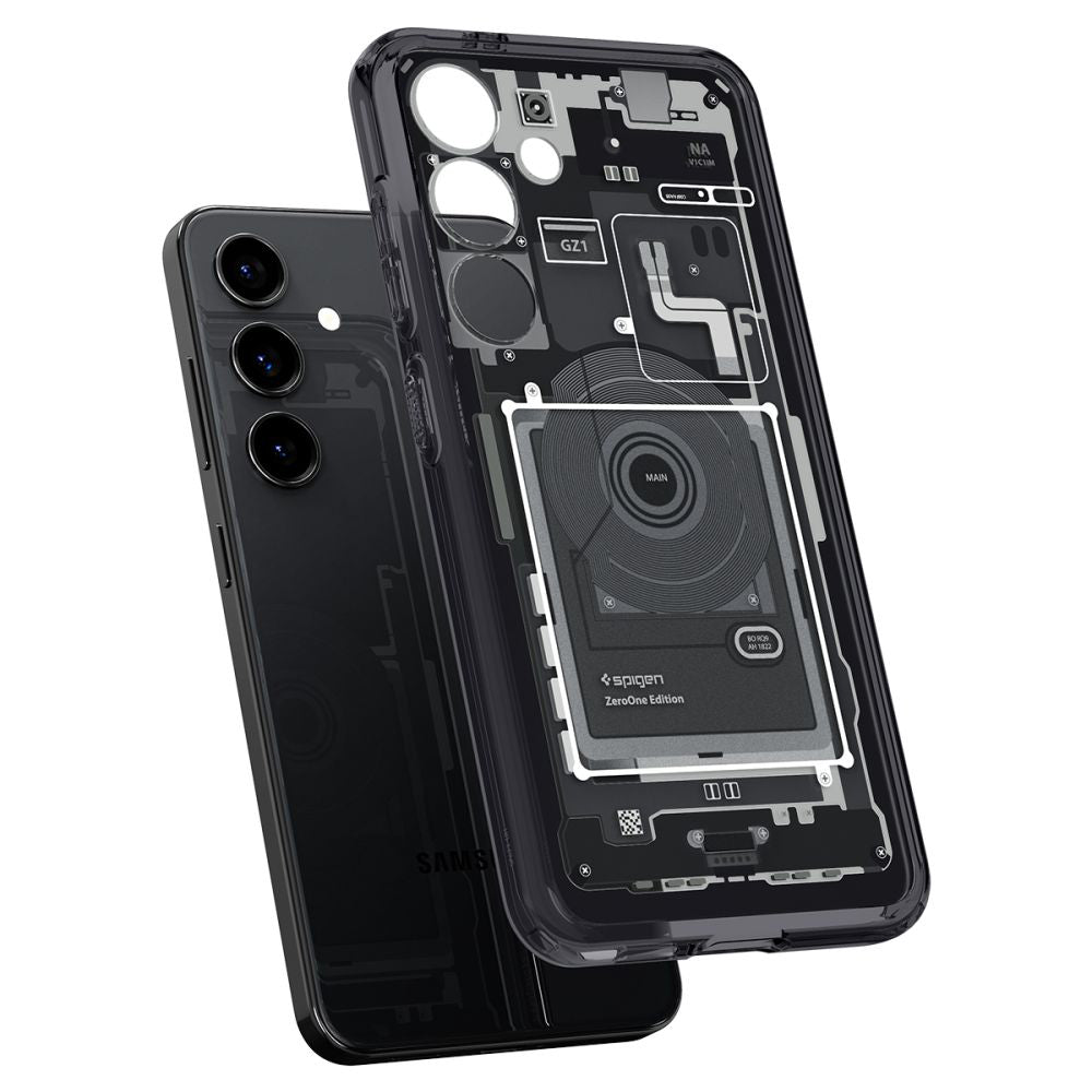 Puzdro pre Samsung Galaxy S24 S921, Spigen, Ultra Hybrid Zero One, Matná čierna ACS07350