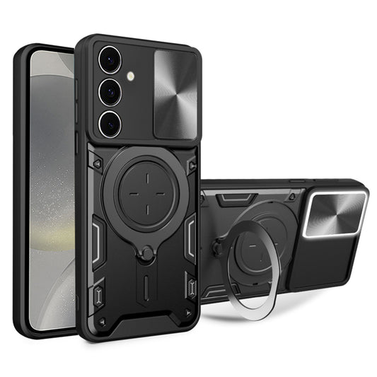 Puzdro pre Samsung Galaxy S24 S921, Techsuit, CamGuard Pro, Čierne