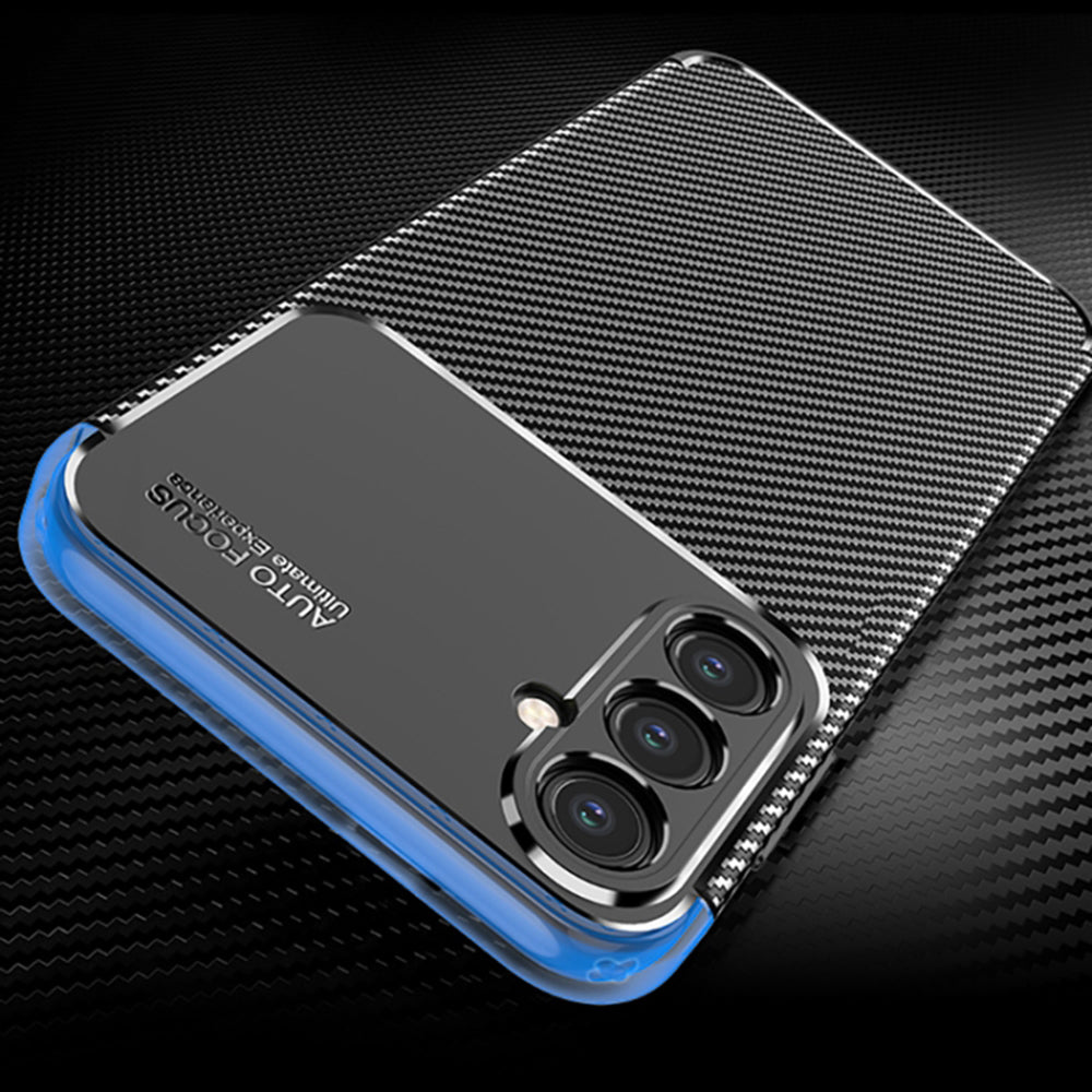 Puzdro pre Samsung Galaxy S24 S921, Techsuit, CarbonFiber, Čierne