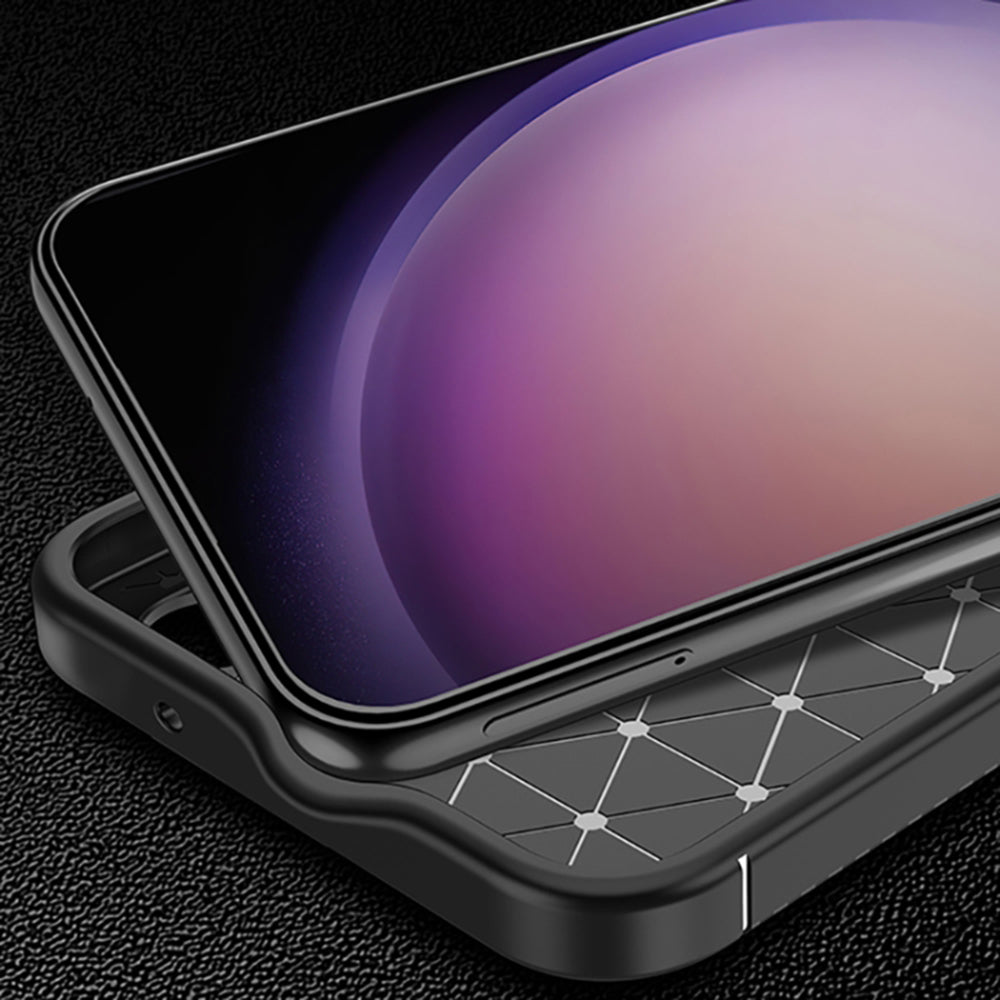 Puzdro pre Samsung Galaxy S24 S921, Techsuit, CarbonFiber, Čierne