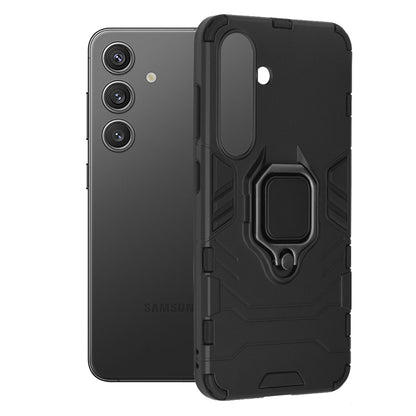 Puzdro pre Samsung Galaxy S24 S921, Techsuit, Shield, Čierne