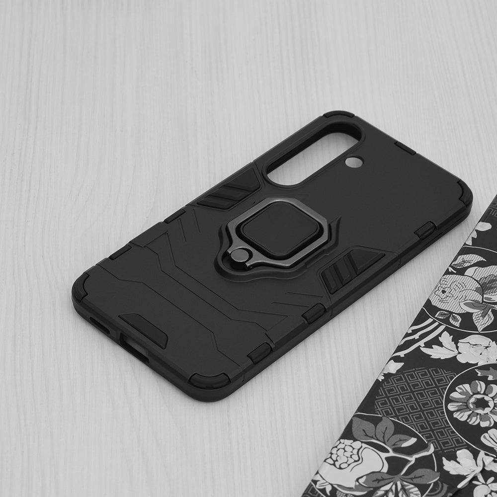 Puzdro pre Samsung Galaxy S24 S921, Techsuit, Shield, Čierne