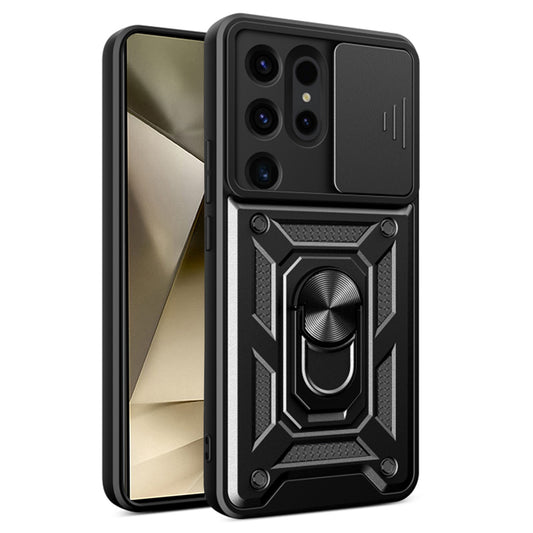 Puzdro pre Samsung Galaxy S24 Ultra S928, Techsuit, CamShield, Čierne